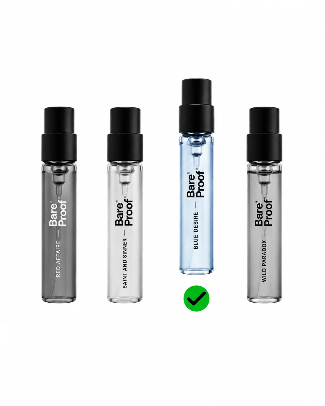 Step 3 — choose your favourite fragrance sample